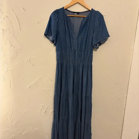 Blue Denim Dress - Picture 3 of 9